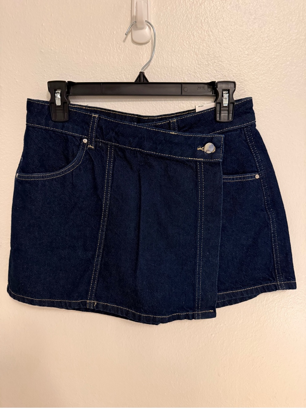 Zara Denim Crossover Skort